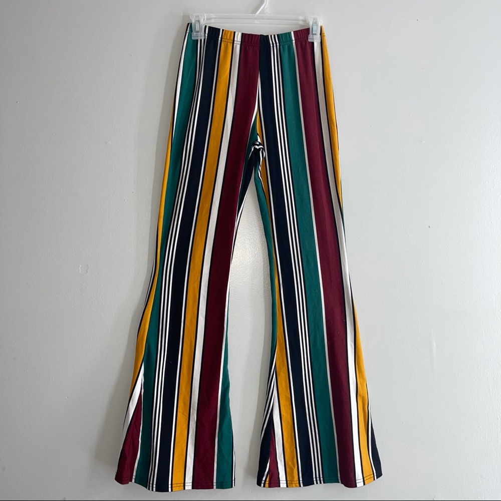 FashionNova Multicolored Flared Pants